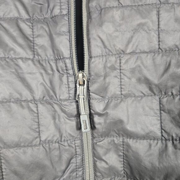 Patagonia Nano Puff Vest Women's  Charcoal Primaloft Puffer Full Zip XS Logo - Picture 7 of 12